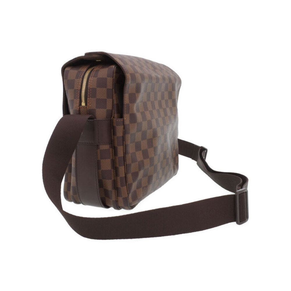 Louis Vuitton Naviglio Bag Ebene Shoulder Brown Damier